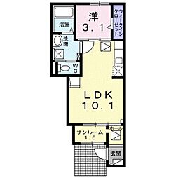 間取図画像 1LDK