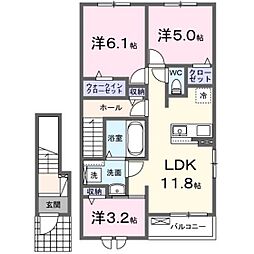 セレニテ B 3LDKの間取図画像