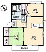 広島県安芸郡熊野町呉地1丁目（賃貸アパート2LDK・2階・54.07㎡） その2