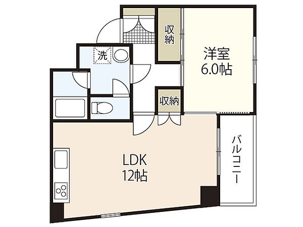 アクシーズビル ｜広島県広島市中区大手町5丁目(賃貸マンション1LDK・5階・43.18㎡)の写真 その2