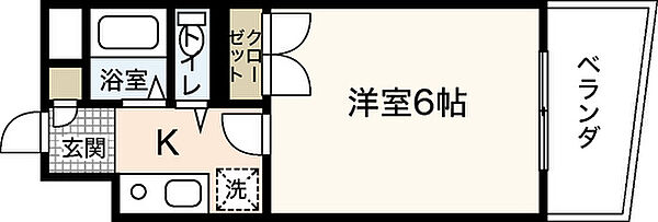 第10片山ビル ｜広島県広島市中区大手町5丁目(賃貸マンション1K・6階・17.75㎡)の写真 その2