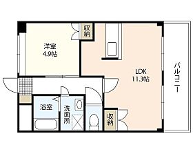 ディア・ベルジュ  ｜ 広島県広島市西区古江西町（賃貸マンション1LDK・3階・41.02㎡） その2