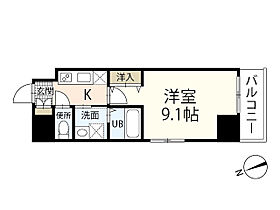 Ｌａ　Ｖｉｖａｎｔ　西白島  ｜ 広島県広島市中区西白島町（賃貸マンション1K・2階・28.37㎡） その2