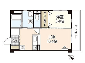 ラ・フォート己斐本町  ｜ 広島県広島市西区己斐本町2丁目（賃貸アパート1LDK・3階・35.52㎡） その2