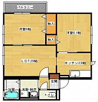 ＷＯＯＤ ＦＩＥＬＤ I  ｜ 広島県広島市東区福田8丁目（賃貸アパート2LDK・2階・49.85㎡） その2