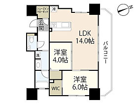 広島県広島市中区本川町1丁目（賃貸マンション2LDK・3階・57.14㎡） その1