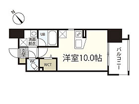 Der Glanz. Y2比治山  ｜ 広島県広島市南区比治山町（賃貸マンション1R・10階・25.87㎡） その2