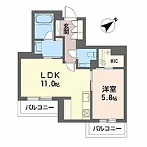 Ｃｒｅｓｔ　Ｐａｌａｃｅ  ｜ 広島県広島市西区高須1丁目（賃貸マンション1LDK・2階・44.86㎡） その2