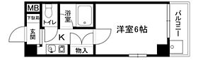 広島県広島市安芸区船越南1丁目（賃貸マンション1K・2階・18.72㎡） その1