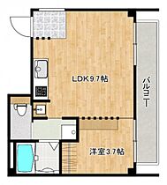 広島県広島市中区千田町2丁目（賃貸マンション1LDK・4階・34.73㎡） その2