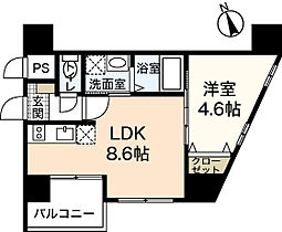 広島県広島市中区富士見町（賃貸マンション1LDK・2階・31.66㎡） その2