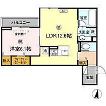 広島県安芸郡府中町宮の町2丁目（賃貸アパート1LDK・3階・46.20㎡） その2