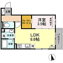 広島県広島市安佐南区西原9丁目（賃貸アパート1LDK・2階・34.76㎡） その2