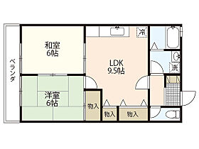 広島県広島市安佐南区大町東1丁目（賃貸アパート2LDK・2階・55.00㎡） その2