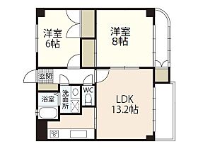 広島県広島市西区大宮2丁目（賃貸マンション2LDK・2階・67.25㎡） その2