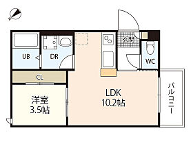 REGALEST 廿日市住吉  ｜ 広島県廿日市市住吉1丁目（賃貸アパート1LDK・2階・33.12㎡） その2