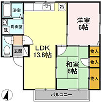 広島県広島市安佐南区川内6丁目（賃貸アパート2LDK・2階・55.30㎡） その2