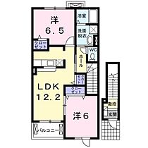 広島県広島市佐伯区坪井1丁目（賃貸アパート2LDK・2階・58.86㎡） その2