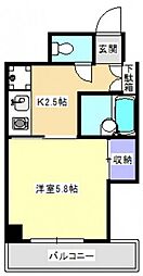 間取図画像 1K