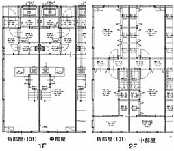 サンメゾン寺家駅北口 1階2LDKの間取り