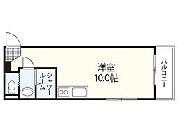 ハイネ大宮 ワンルームの間取図画像