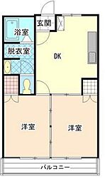間取図画像 2DK