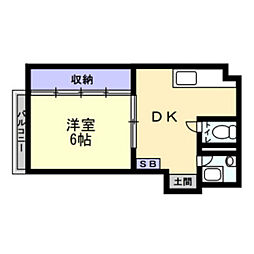 間取図画像 1DK