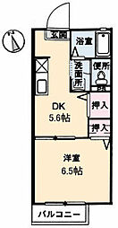 間取図画像 1DK