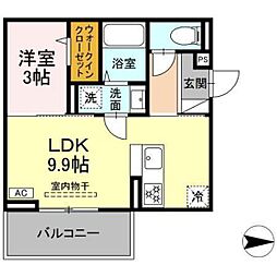間取図画像 1LDK