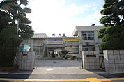 中学校「広島市立江波中学校まで1246ｍ」