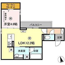 間取図画像 1LDK