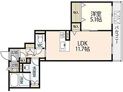 間取図画像 1LDK