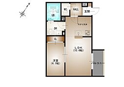 間取図画像 1LDK