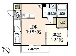 間取図画像 1LDK