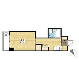 緑井アセットステージ 1Kの間取図画像