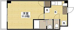 ネイサンスK 1Kの間取図画像