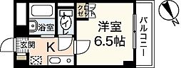 Mcity 1Kの間取図画像