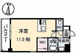 アーバンドエル ワンルームの間取図画像