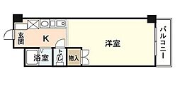 大手町森野ビル 1Kの間取図画像