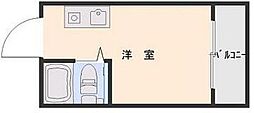 レジェンド五日市八幡 ワンルームの間取図画像