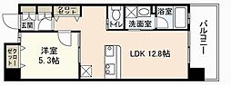 ルーベル楠木 1LDKの間取図画像