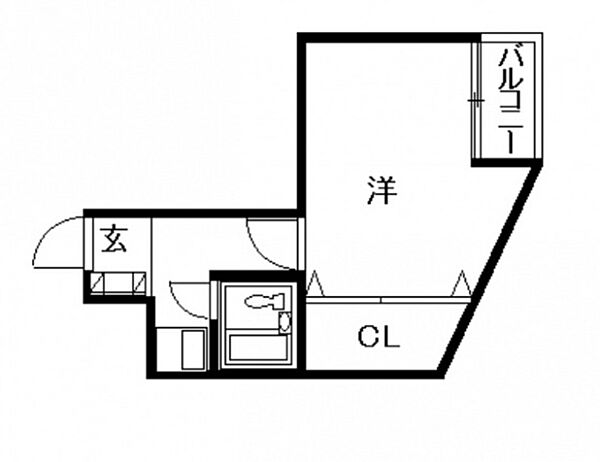 広島県広島市中区東白島町(賃貸マンション1K・3階・18.57㎡)の写真 その2