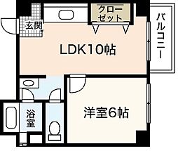 タケチヨビル 1LDKの間取図画像
