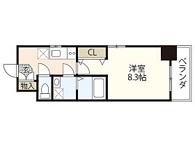 ＬＳＷ  ｜ 広島県広島市西区天満町（賃貸マンション1K・4階・26.90㎡） その2