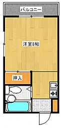 サンピア三滝 ワンルームの間取図画像