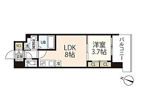 LaSante観音本町  ｜ 広島県広島市西区観音本町1丁目（賃貸マンション1LDK・3階・29.97㎡） その2