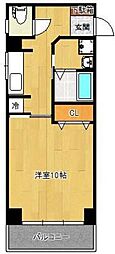 福助堂ビル 1DKの間取図画像