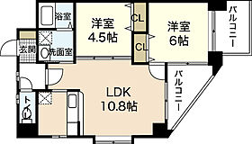 プリウス横川（PRIUS横川）  ｜ 広島県広島市西区三滝町（賃貸マンション2LDK・4階・47.90㎡） その2