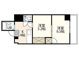 第18やたがいビル  ｜ 広島県広島市中区榎町（賃貸マンション2K・6階・34.68㎡） その2