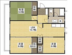 間取図画像 3LDK